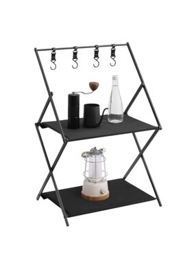 BRAND NEW - NAVARIS Folding Camping Kitchen Station/Shelf